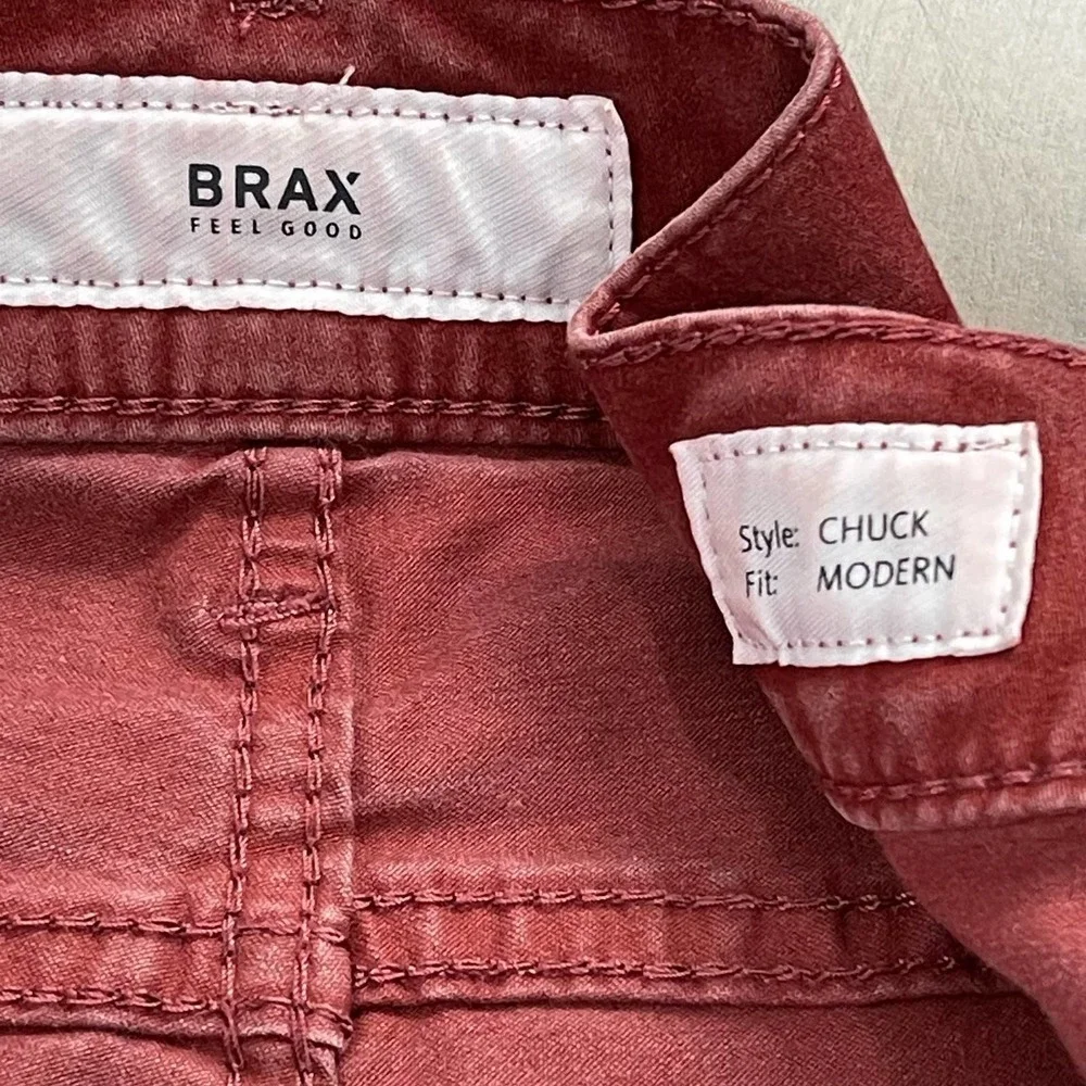 Brax Chuck Modern Fit Five-Pocket Chino Pants High Rise Men's Size 36/32 NWOT
